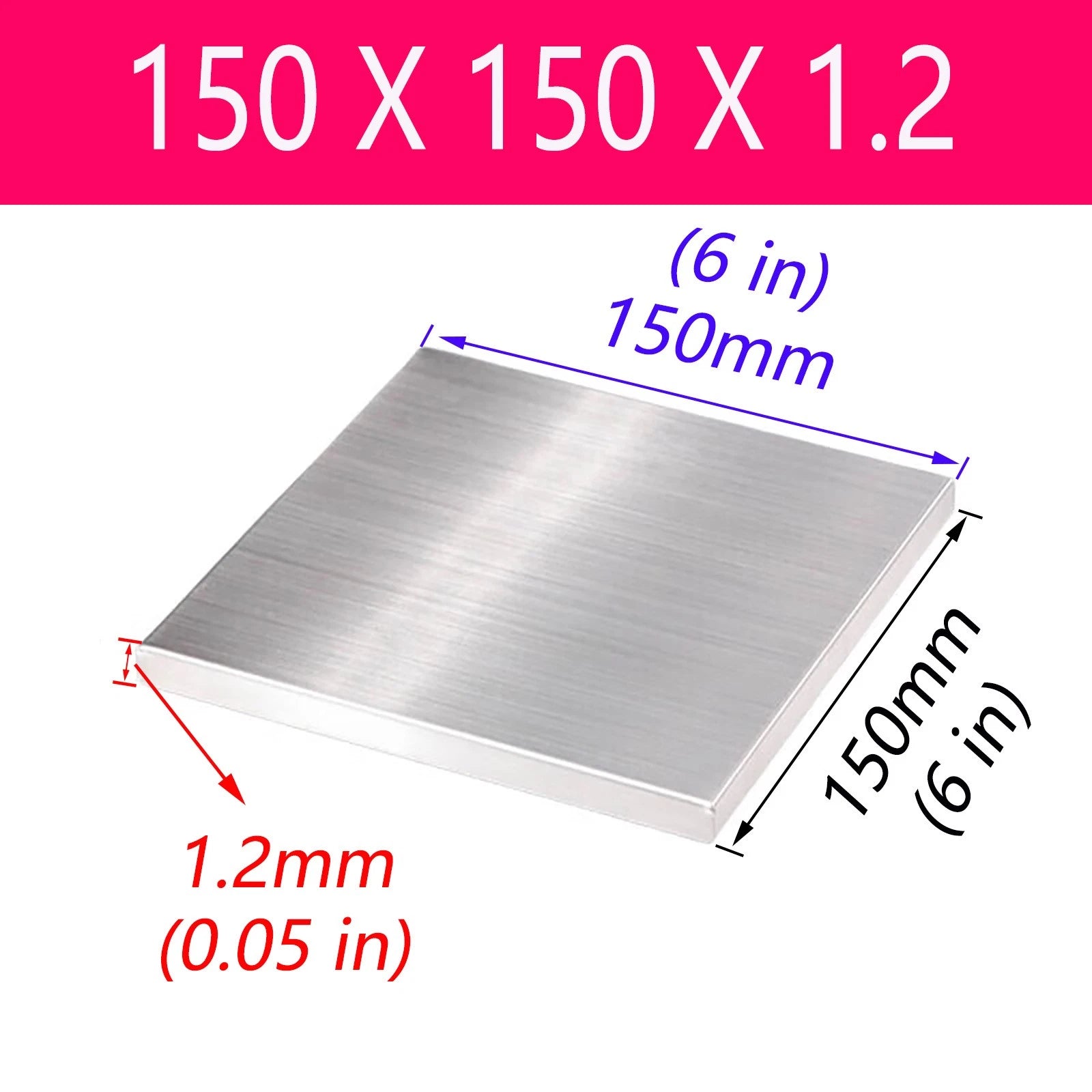 Stainless Steel Sheet Bright Polish 0.6mm - 10mm Thick Many Size Grade A2 304