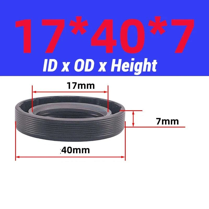 Oil Seal Metric Size Rotary Shaft Seal ID 8-38 mm TC FB Skeleton Oil Seal Rings