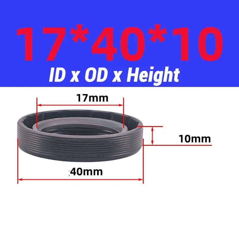 Oil Seal Metric Size Rotary Shaft Seal ID 8-38 mm TC FB Skeleton Oil Seal Rings