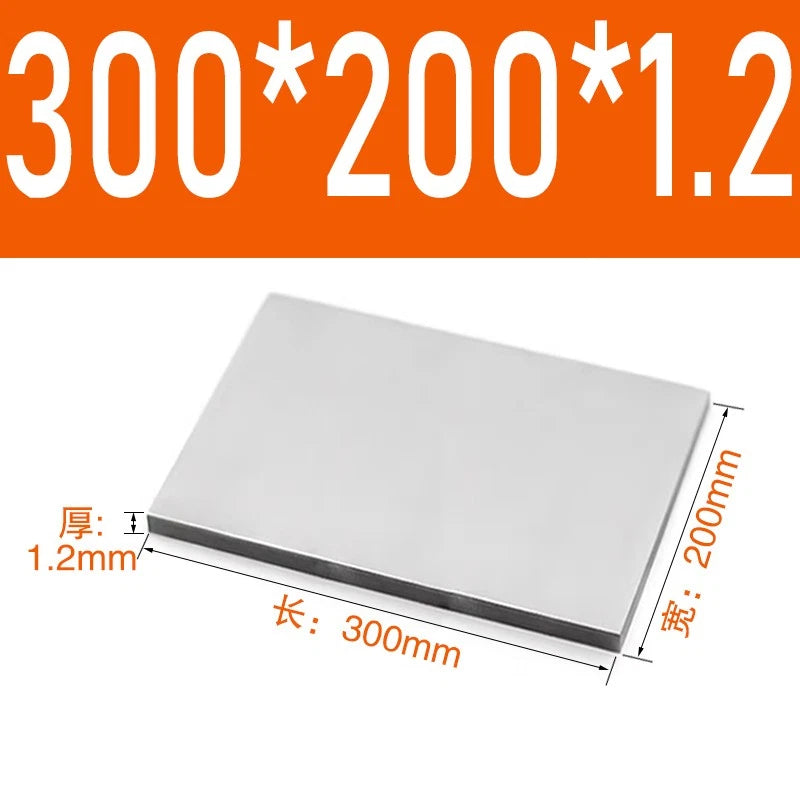 304 Stainless Steel Sheet Plate 0.3mm 0.5mm 0.8mm 1mm 2mm 3mm 4mm 5mm Thick