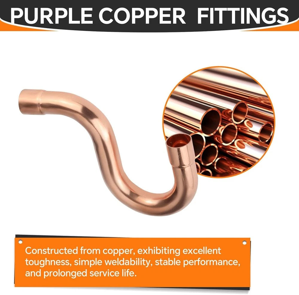 Copper End Feed Return Bend Fitting | 9.52mm–54mm Pipe Sizes