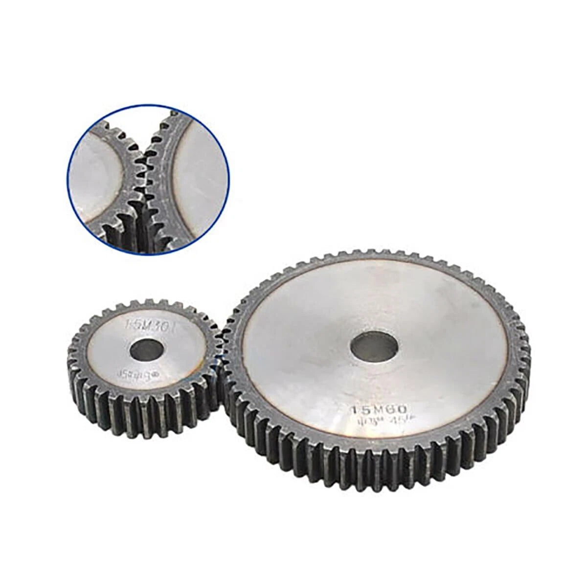 2 Mod Spur Gear 10T-127T Teeth Transmission Gear 45# Steel 2M Module Motor Gear