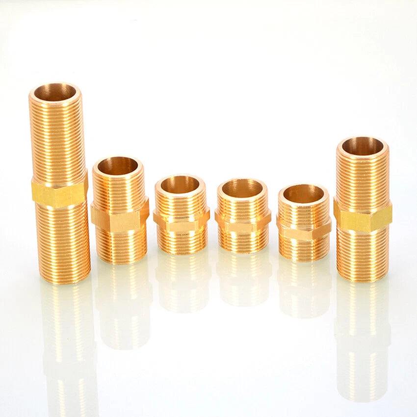 Brass BSP 3/4" Male Thread Extension Nipple Pipe Fitting