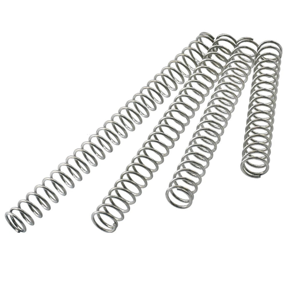 200mm Length Compression Springs Stainless Steel Wire Dia 0.3mm-2mm Small Spring