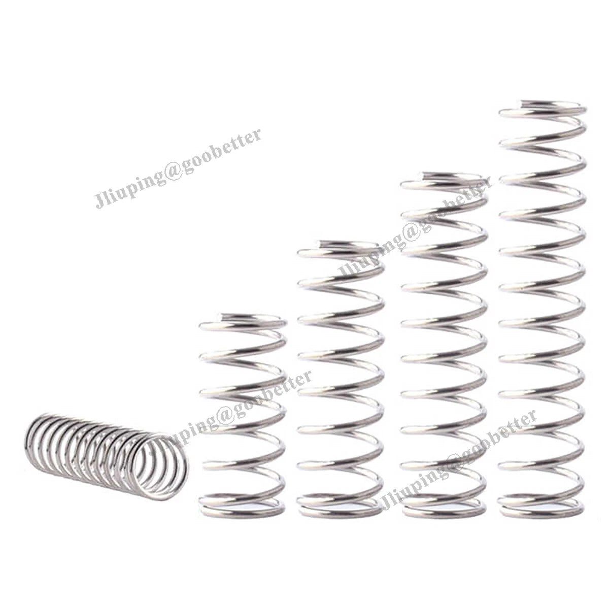Compression Spring Wire Dia 0.5mm 304 Stainless Pressure Coil Springs OD 3-15mm