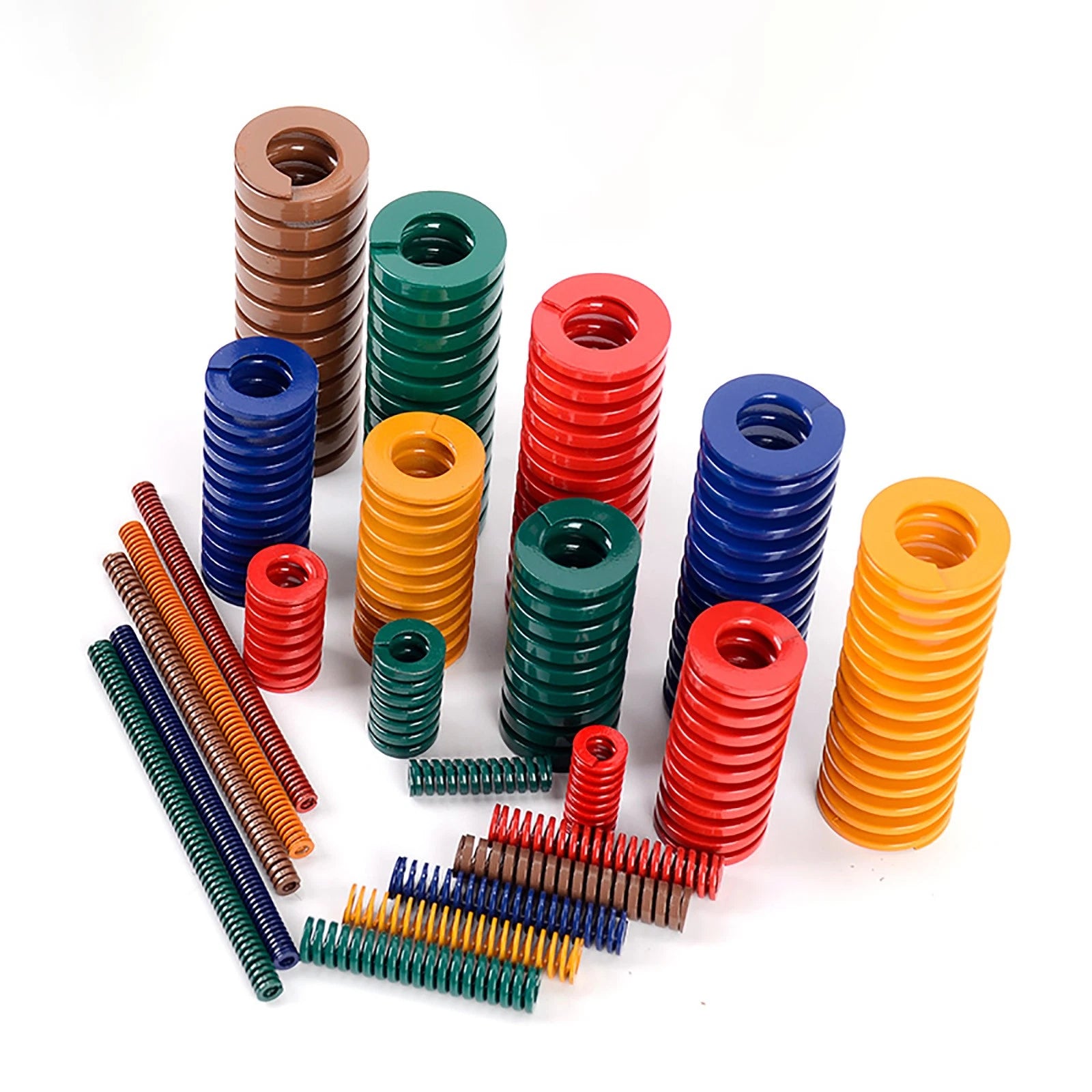 Heavy Load Duty Compression Die Spring, 8mm-18mm Diameter & Up To 55mm Long JIS