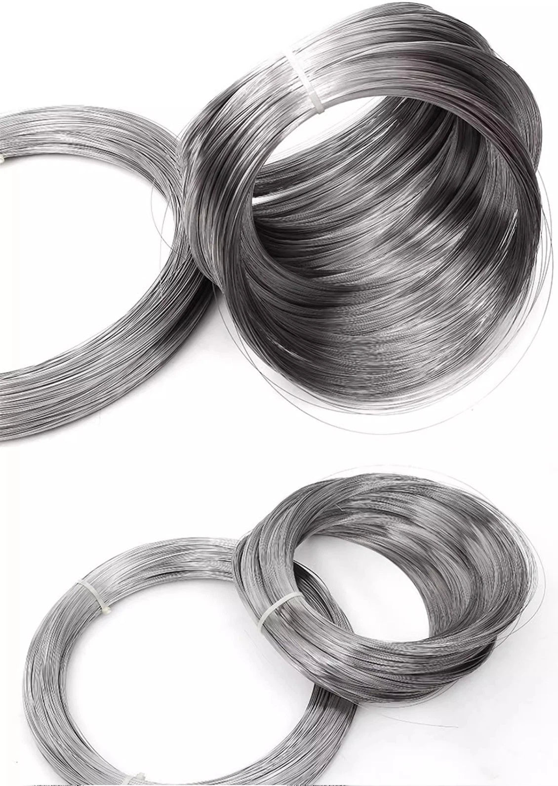 High-Tensile Stainless Steel Spring Wire, 0.4-2mm Diameter Options - Metal Wire