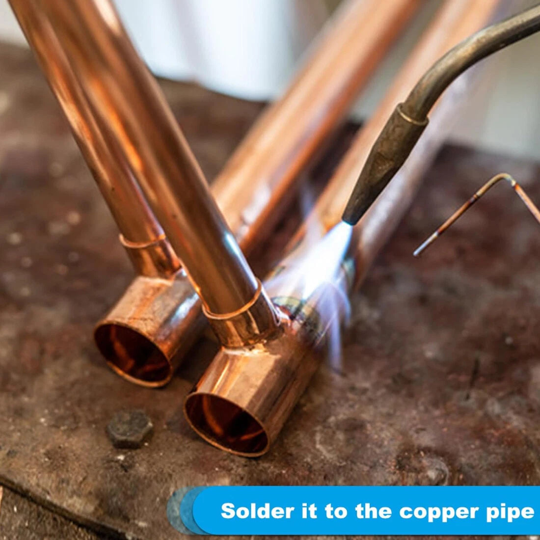 Copper End Feed Tee Fitting — Equal & Reducing T-Type, ID 6.35mm–67mm