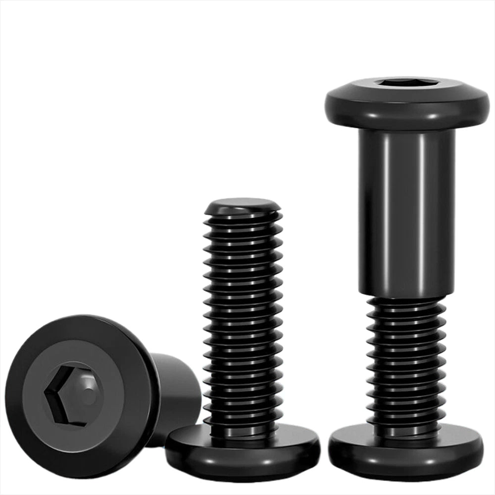 Metric Furniture Connector Bolts with End Cap Nuts — Stainless Steel M2 to M10