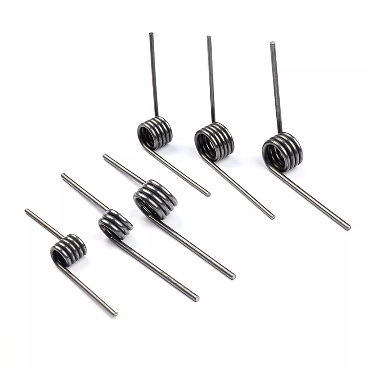 Torsion Spring 3 - 9 Coil (10 pcs), 2.5mm Wire dia, 12 ~30mm OD, Left spring Steel - HomeDIYer