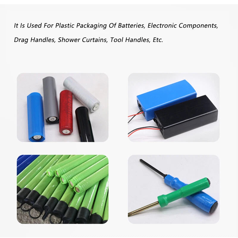 PVC Heat Shrink Tubing 2:1 Ratio — Large Diameter 242mm to 625mm, Wire & Cable Insulation Sleeve