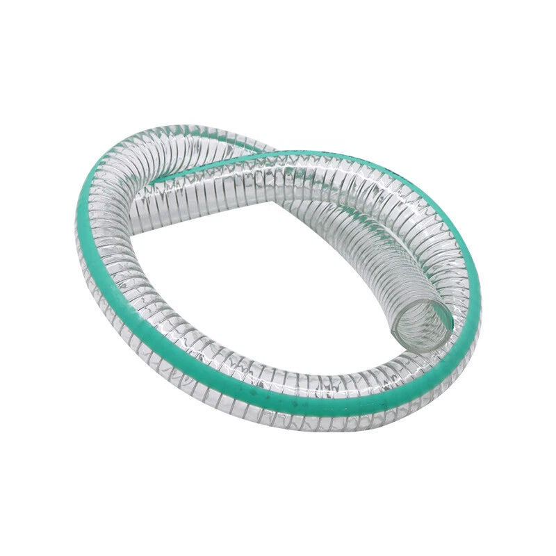 PVC Braided Wire Reinforced Food Grade Hose Pipe — Ø 16–125mm, 1M