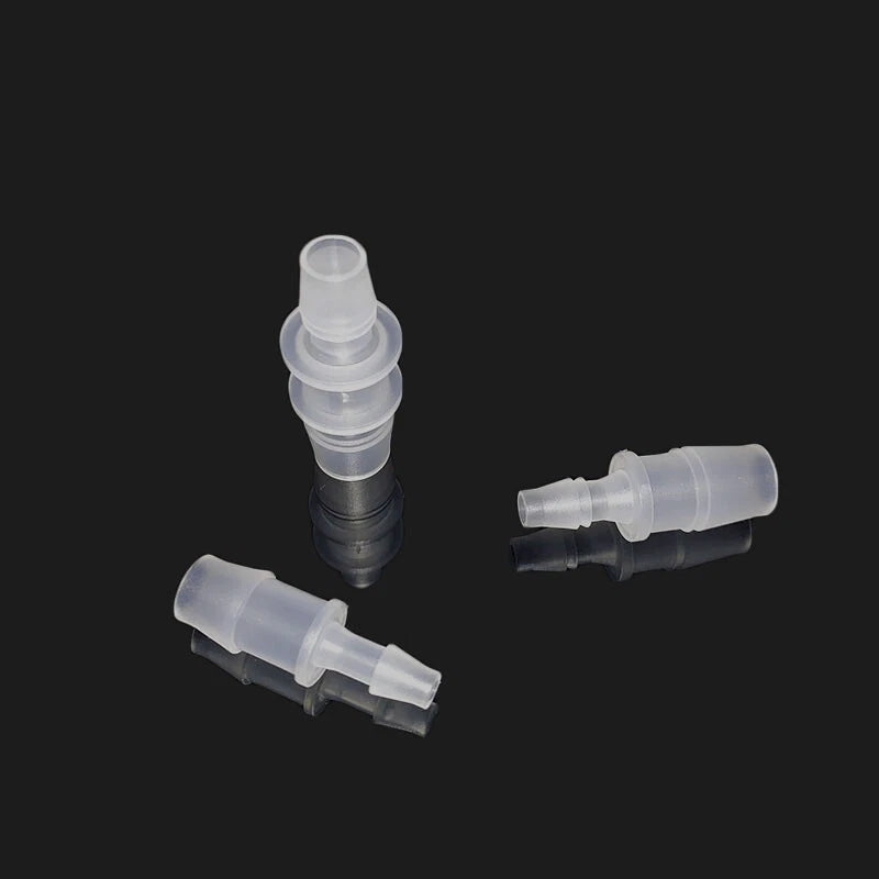 Plastic Straight Tube Joiner Connector — Hose Pipe Coupler 1.6mm to 19mm