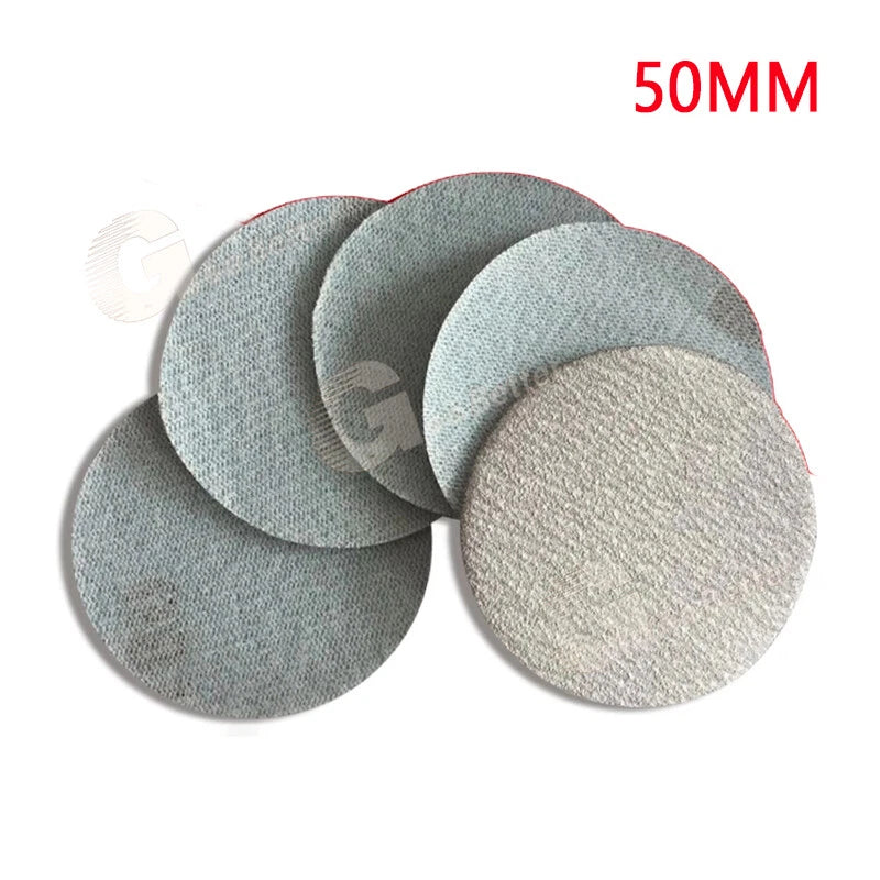 1" - 5" Dry Sanding Discs Polishing Round Flocking Sandpaper 60 - 1200 Grit