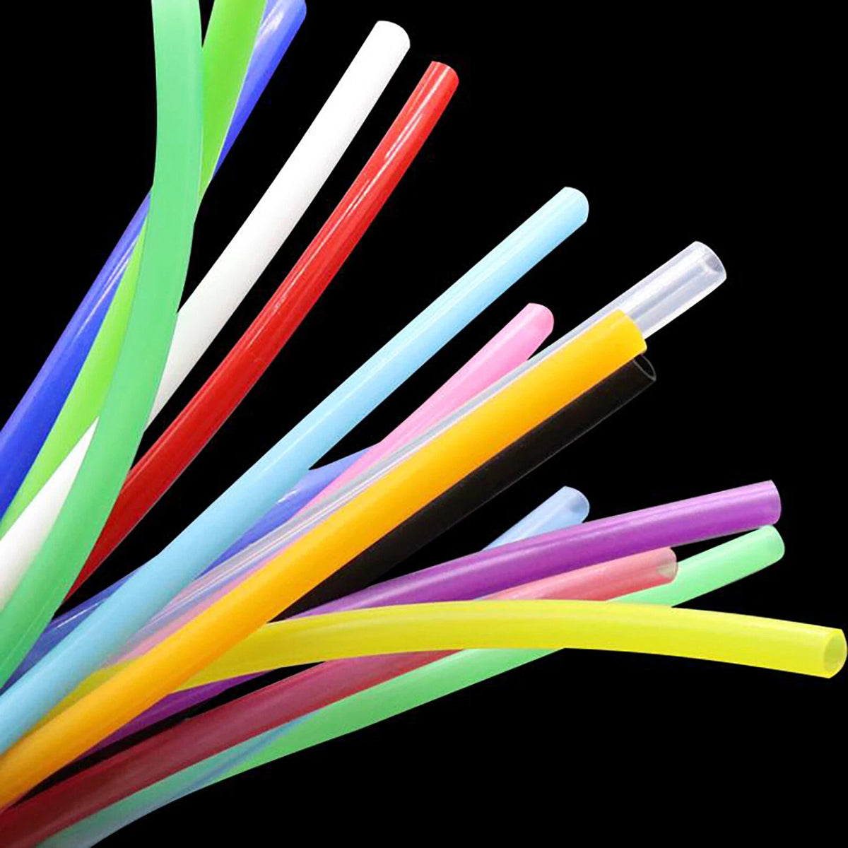 Food Grade Silicone Tubing – Flexible Soft Silicone Hose ID 1mm–25mm, 14 Colors