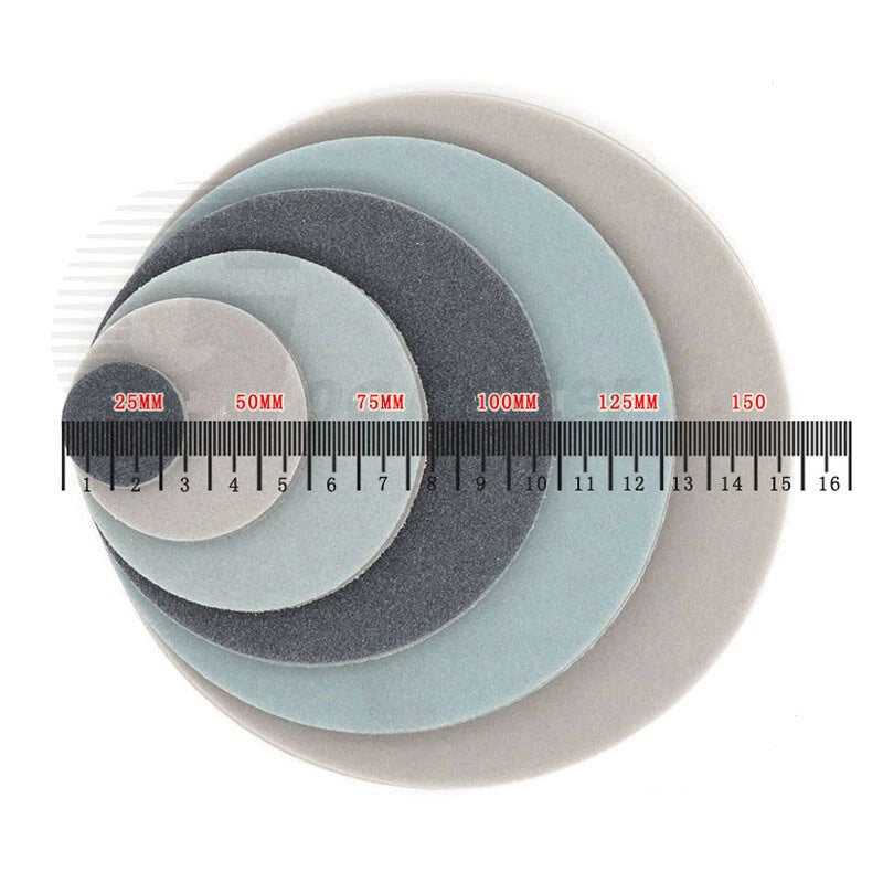 4" 5" 6" Wet Dry Sanding Pad Discs Hook&Loop Sponge Foam Sandpaper 300-3000 Grit