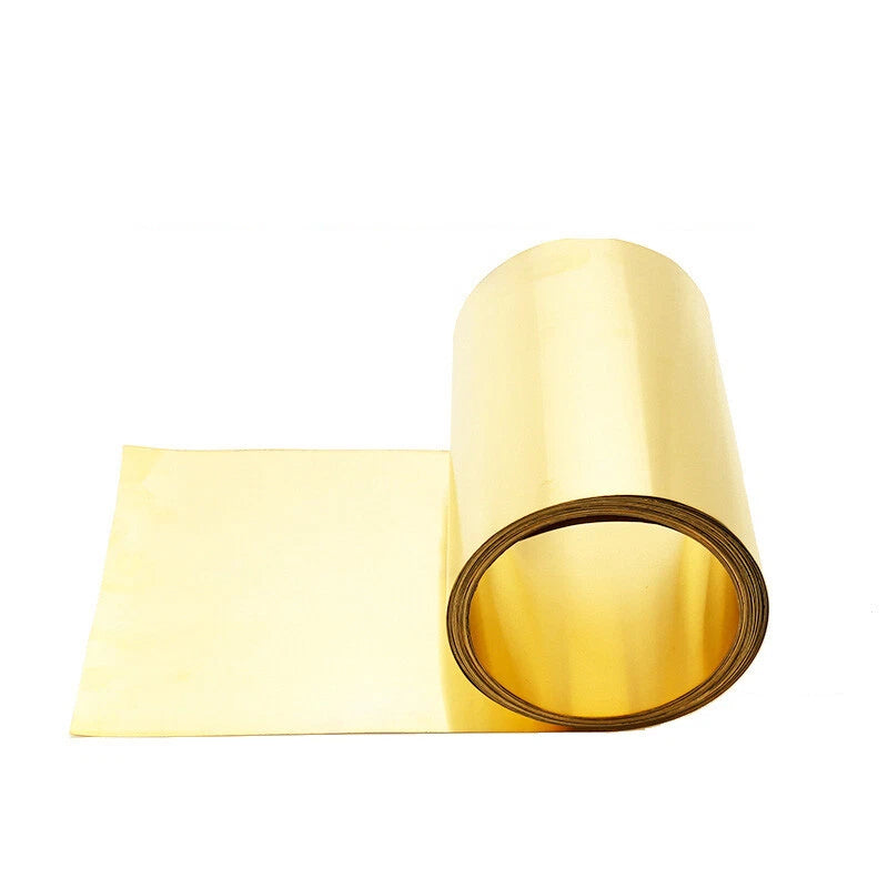 Thin Brass Sheet Strip Roll Metal Foil Shim Plate Thick 0.01mm-1mm Model Making