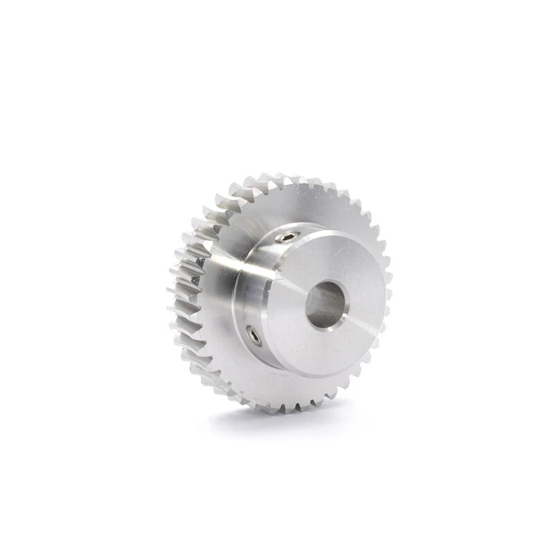 1 Module 15T to 60T Gear Stainless Steels Worm Wheel Gear & Worm Gear Shaft