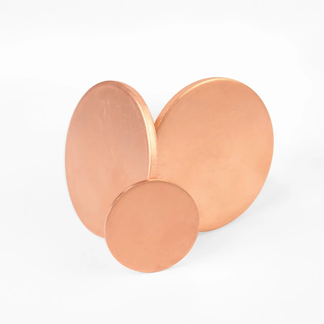 Thick 1.6-6mm Solid 99% Pure Copper Blanks Discs Ø 10-300mm Round Plate Metal