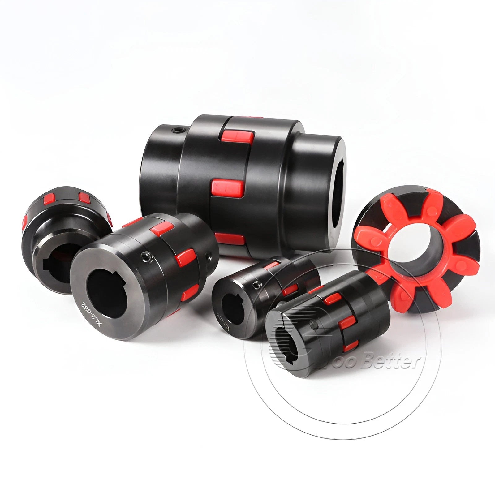 Shaft Coupling Flexible Steel Plum Spider Jaw Coupler Stepper Motor Connector
