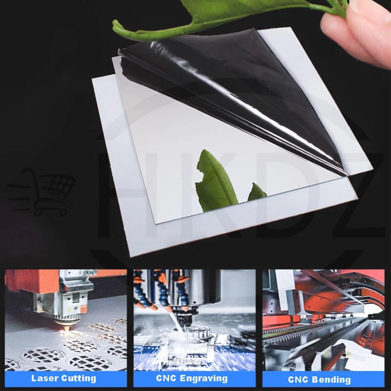 8K Mirror Polished Stainless Steel Sheet Plate Grade 304 Thickess 0.3mm - 4mm
