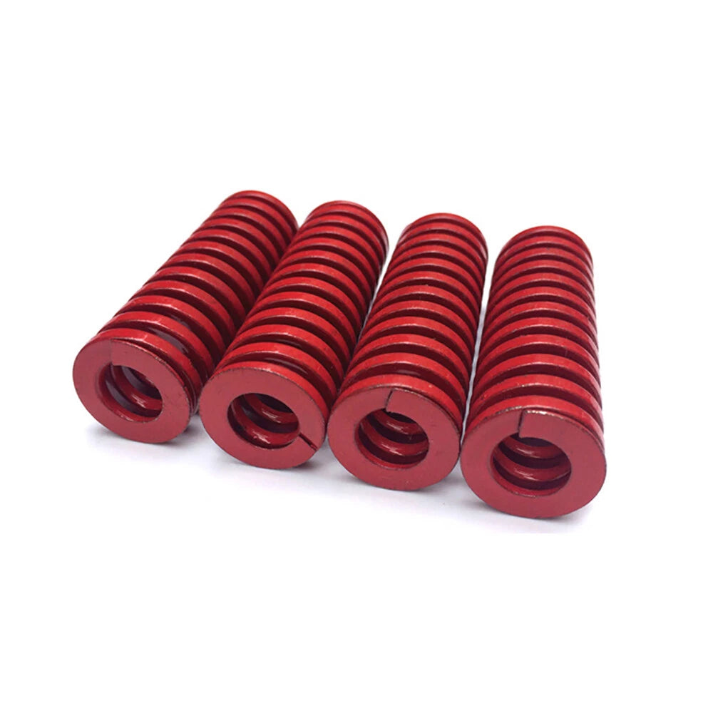 Red OD 8mm-50mm Compression Spring Heavy Duty Stiff Heavy Load Die Springs