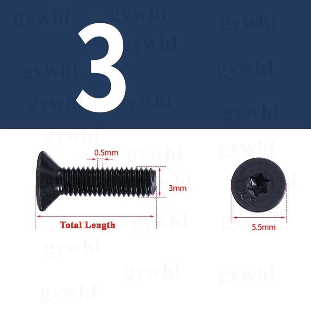10.9 Alloy Steel Torx Countersunk Machine Screws M3 M4 M5 M6 M8 M10 DIN 965 - HomeDIYer