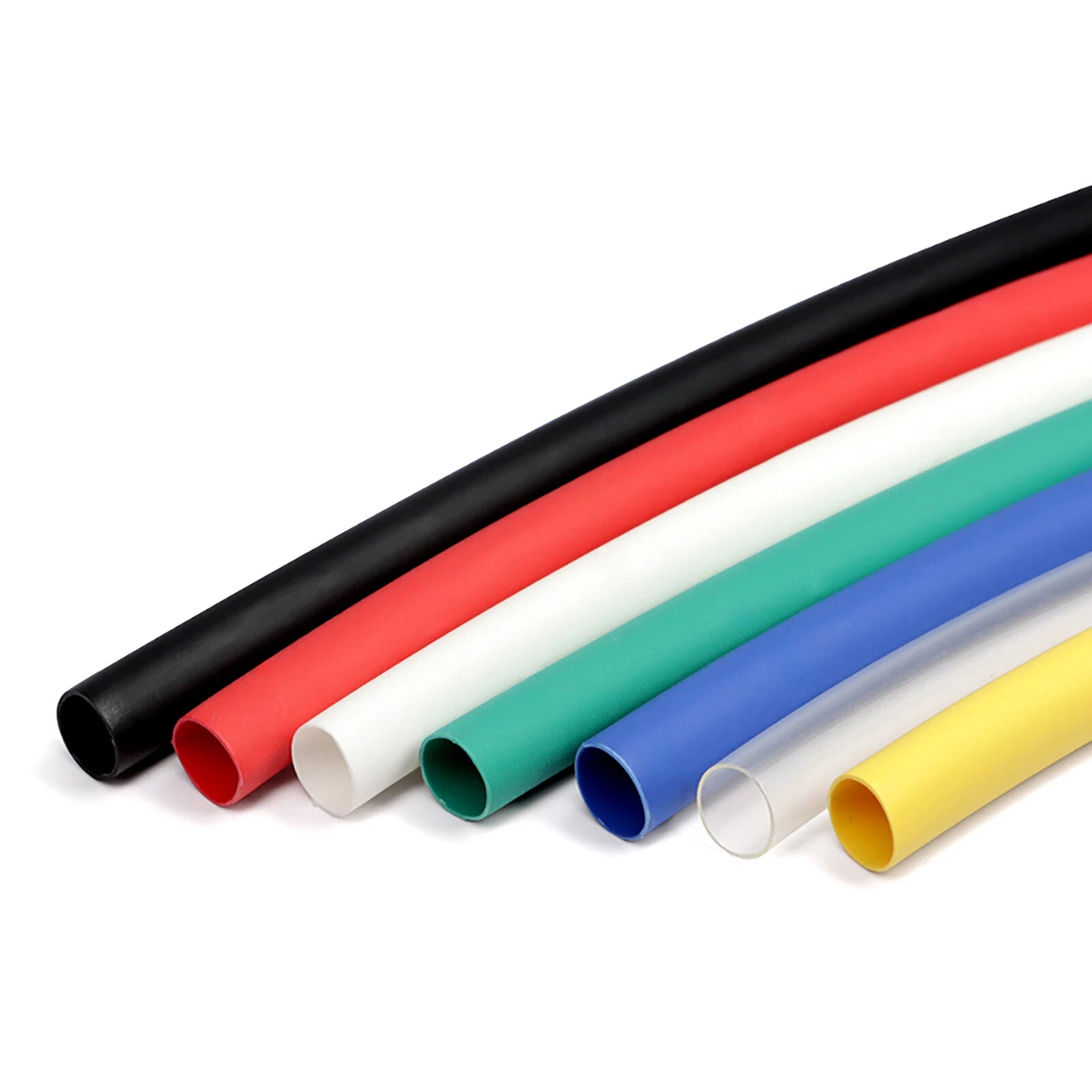 Heat Shrink Tubing 2:1 Ratio — 0.6mm to 100mm, Multiple Colors, Electrical Sleeving