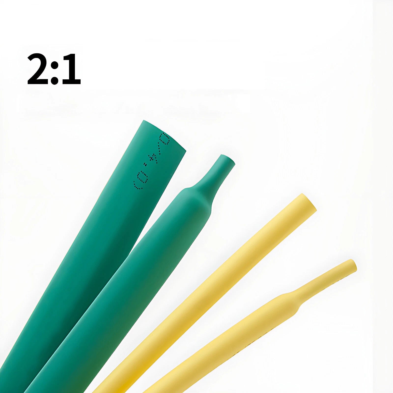 2:1 Heat Shrink Tubing – Electrical Cable Sleeving, Dia. 1mm–210mm, 7 Colors