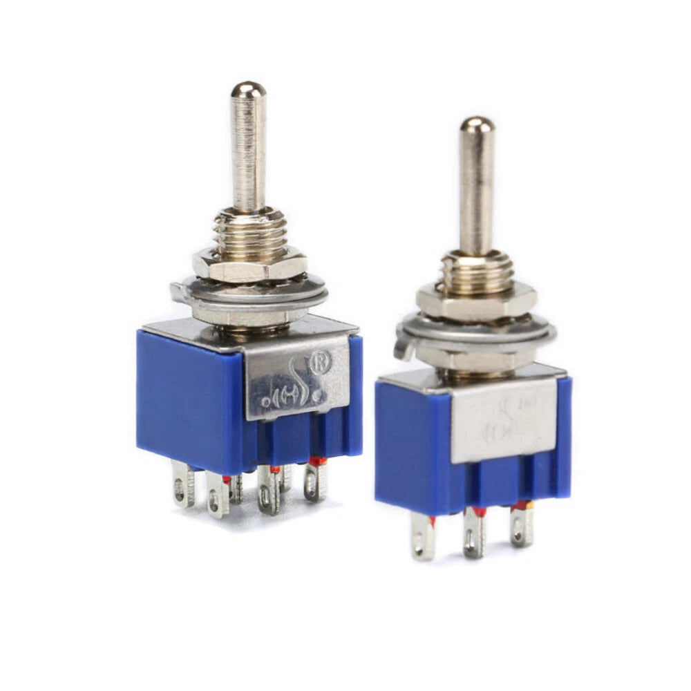 MTS Series Mini Toggle Switch SPDT DPDT ON-ON ON-OFF-ON for Car Boat Dashboard