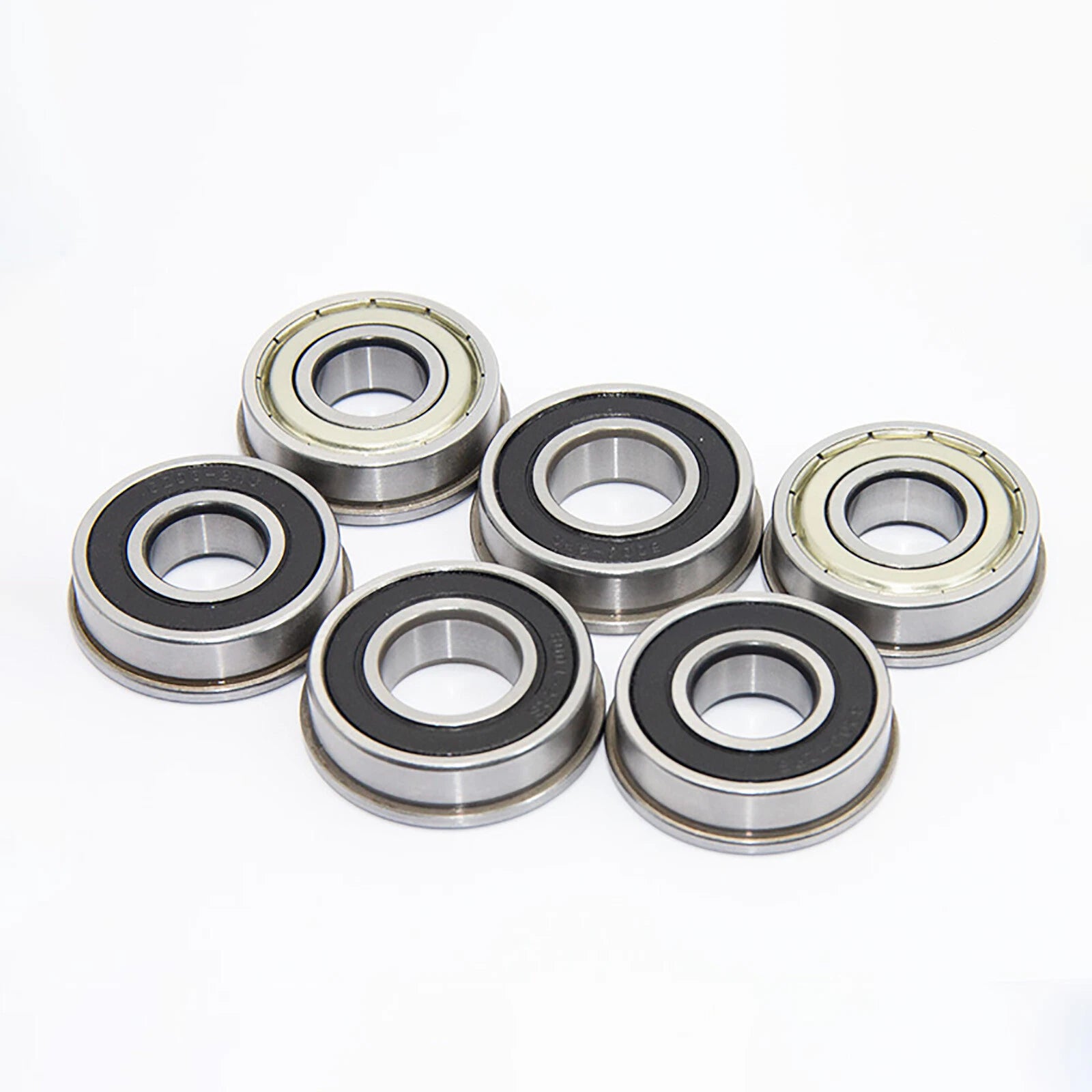 F6000 To F6006 RS/ZZ Rubber Or Metal Seals Flange Deep Groove Ball Bearings