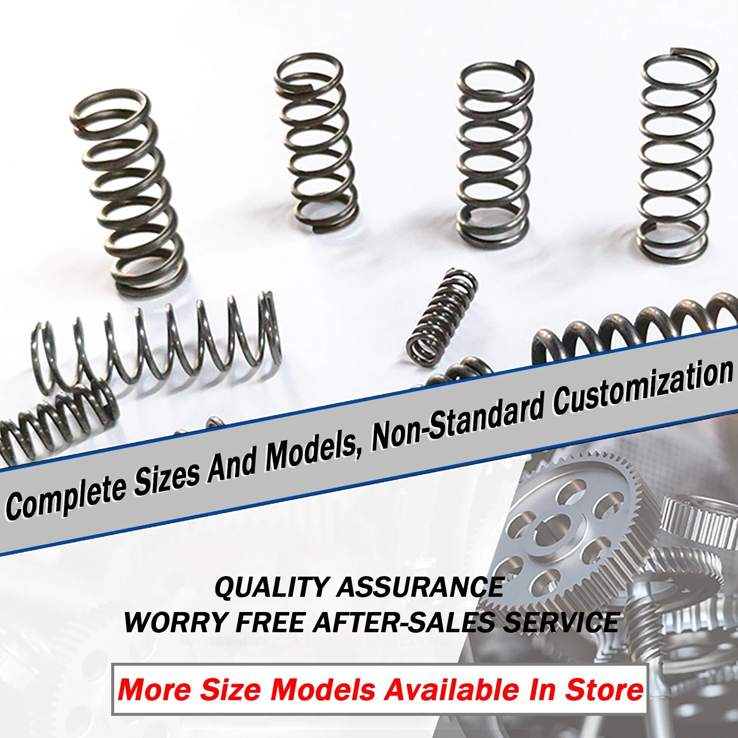 Compression Spring Steel 3 mm Wire Dia Small Pressure Springs-Coil Spring