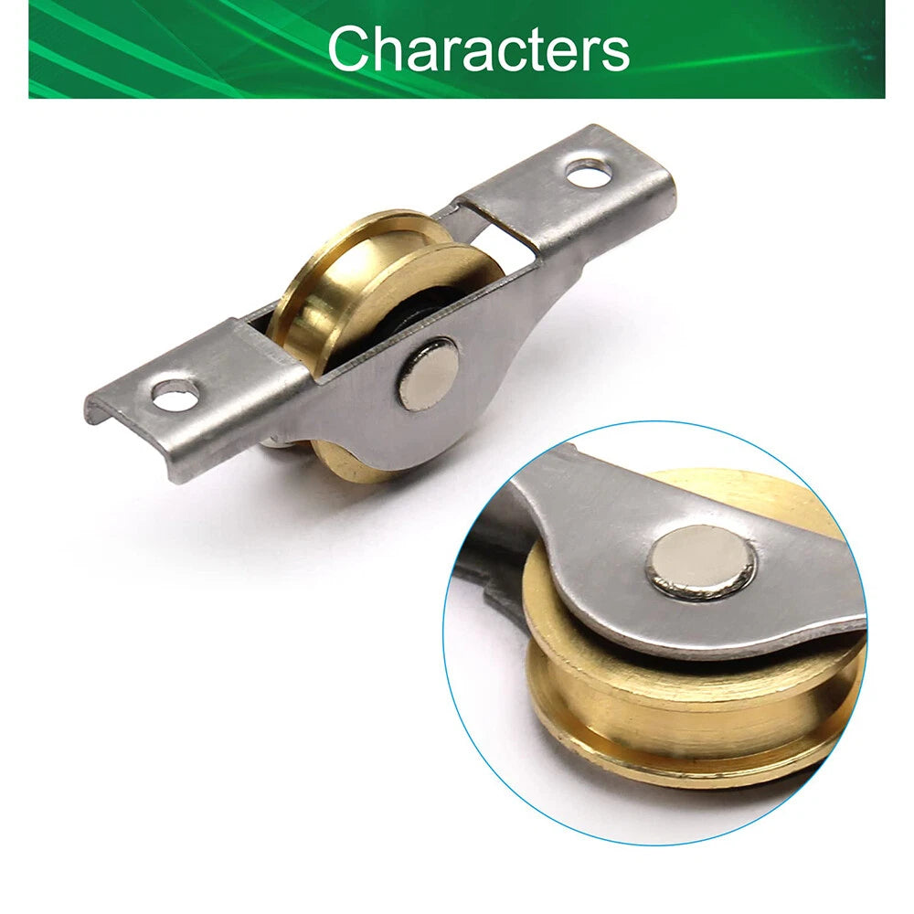 5-7mm Stainless Steel Sash Pulley Sliding Door Roller Runner Wheel Track Pulley