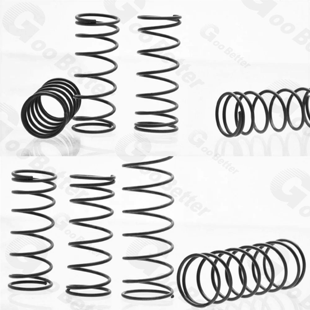 Black Compression Spring 6mm Wire Dia 155-190mm Length Pressure Springs Steel