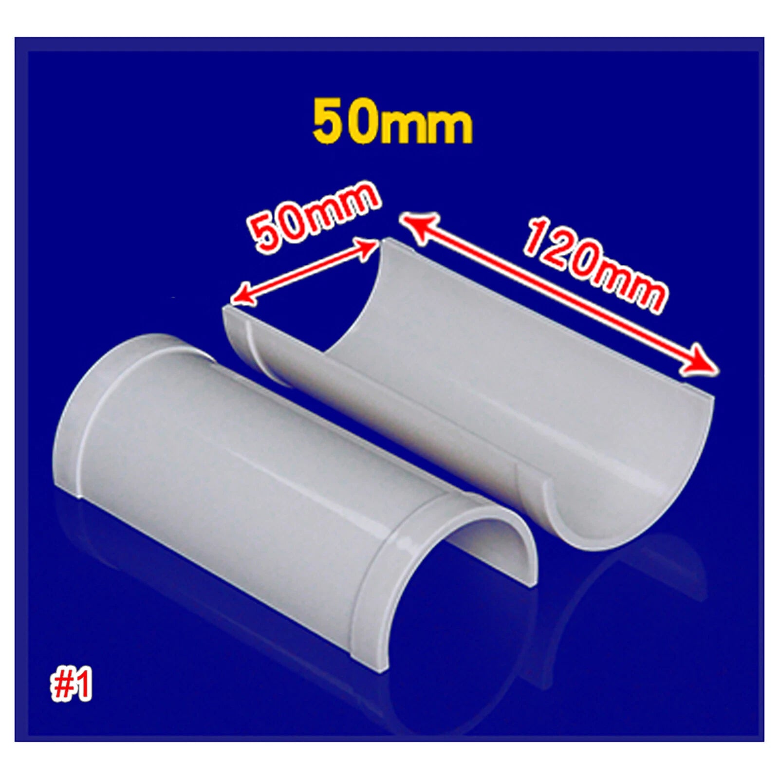 PVC Repair Pipe Fitting Reducing Tee Reducer Drain Pipe Fittings White 50- 110mm
