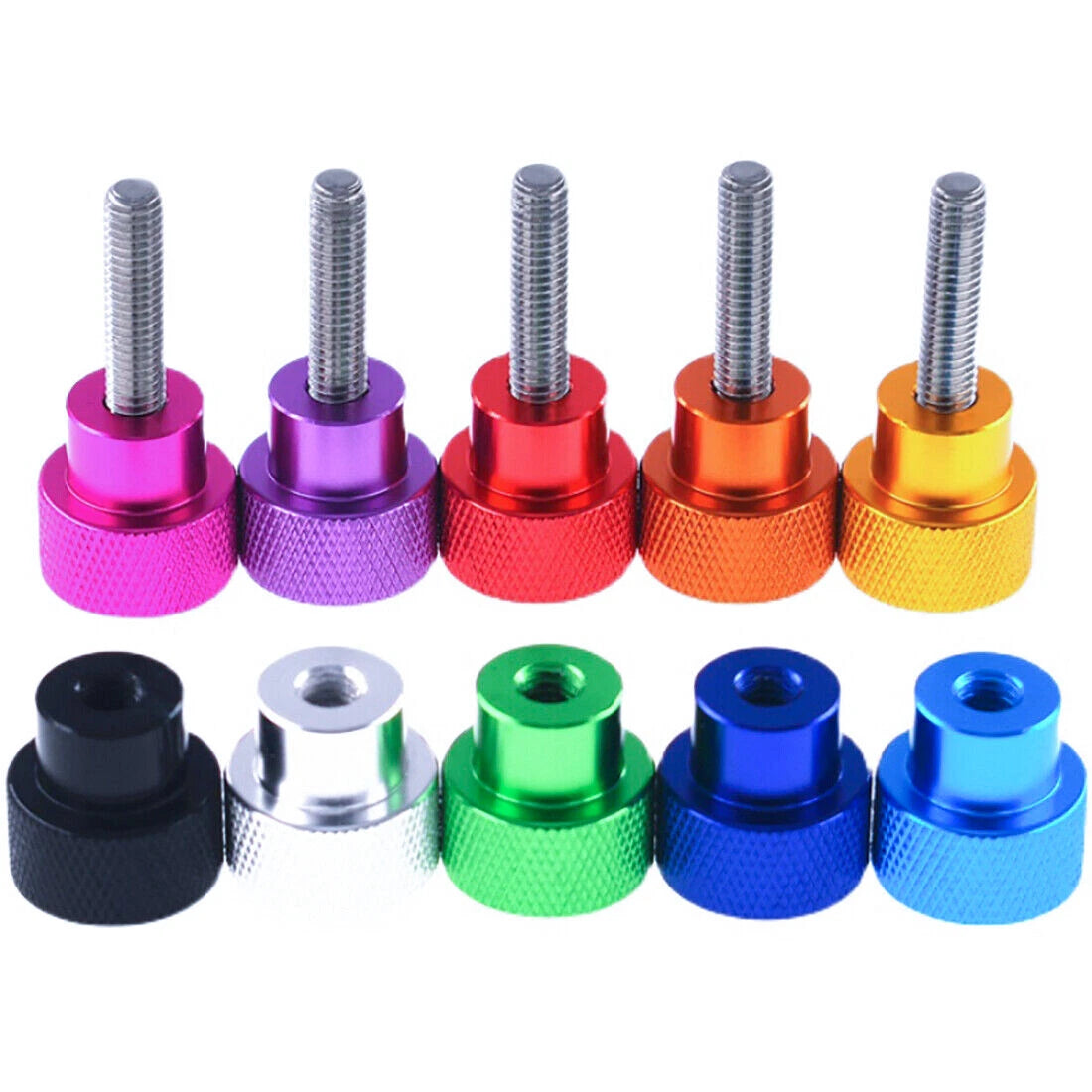 3/8-16 UNC Knurled Thumb Screws — Hand-Tighten Grip Bolts for Camera Tripod & DIY