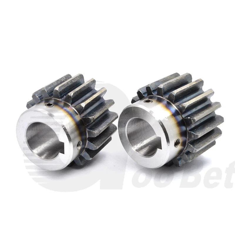Spur Gear C45 Steel Mod 3 with Hub 12-40 Tooth Motor Pinion Hardened 8-40mm Bore