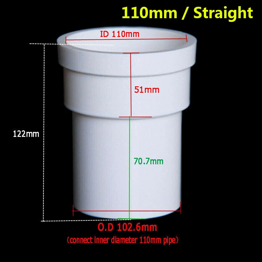 50 75 110 160mm PVC Drain Pipe Fittings Reducer Elbow , Straight , Tee Connector