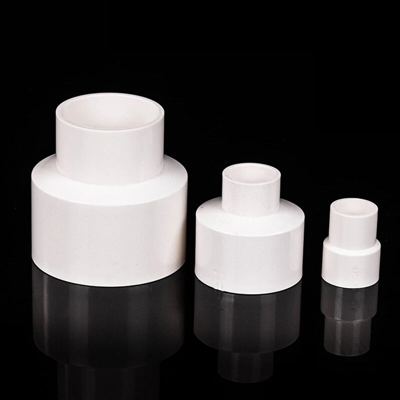 White PVC Metric Plumbing Fittings Pipe For Aquarium Fish Tank Pond Solvent Weld