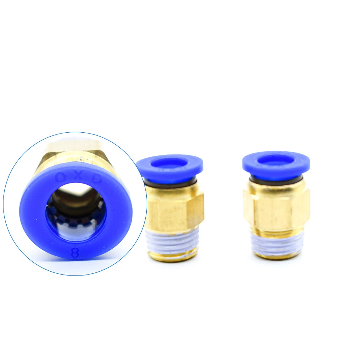Pneumatic Push-In Fittings — 4mm to 16mm Hose Tube Quick-Release Connectors