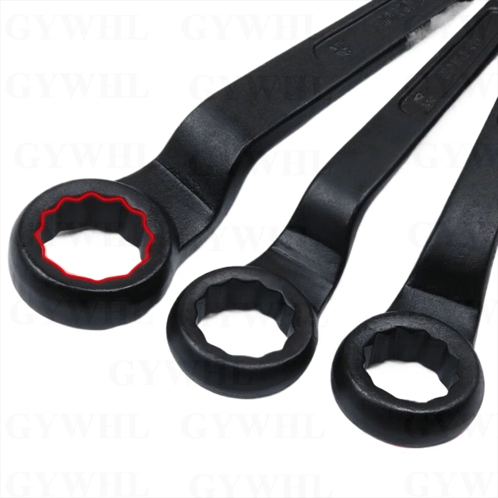 Slogging Striking Wrench Spanner Offset Box End Ring Type Wrench Carbon Steel