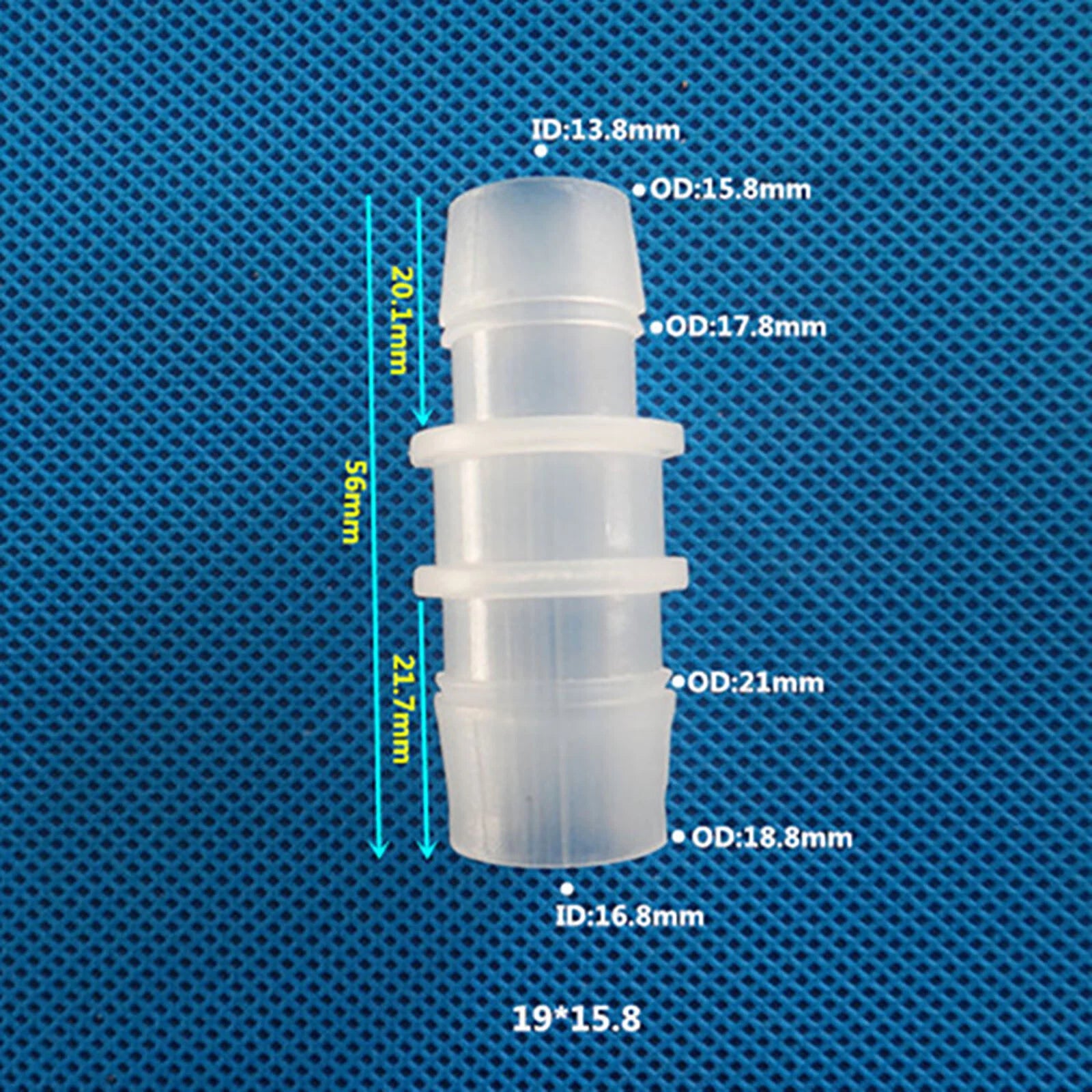 Reducing Coupling Straight Hose Pipe Plastic Adapter Fittings Connector Joint