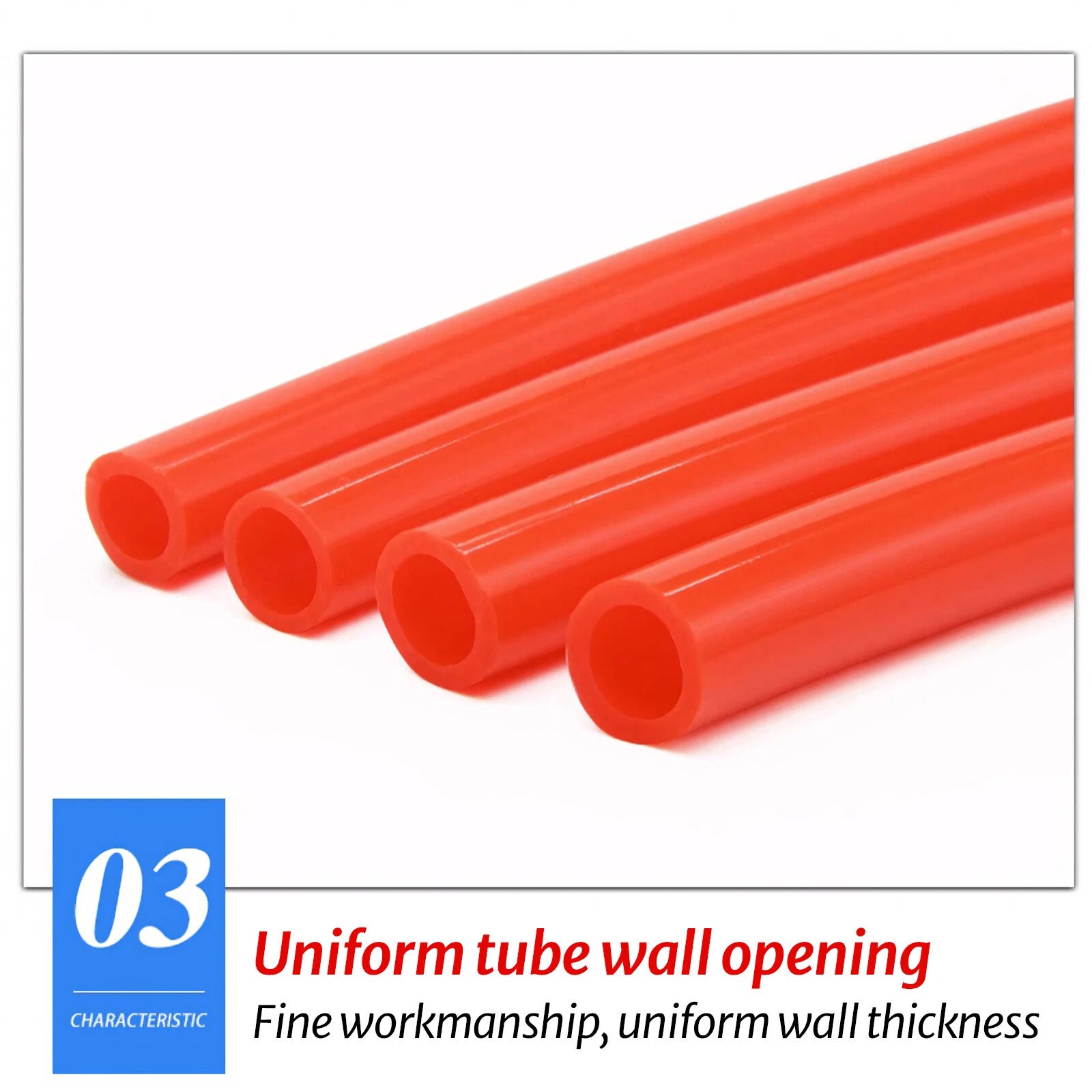 Food Grade Red Silicone Rubber Tube Hose Pipe | ID 0.5mm–25mm