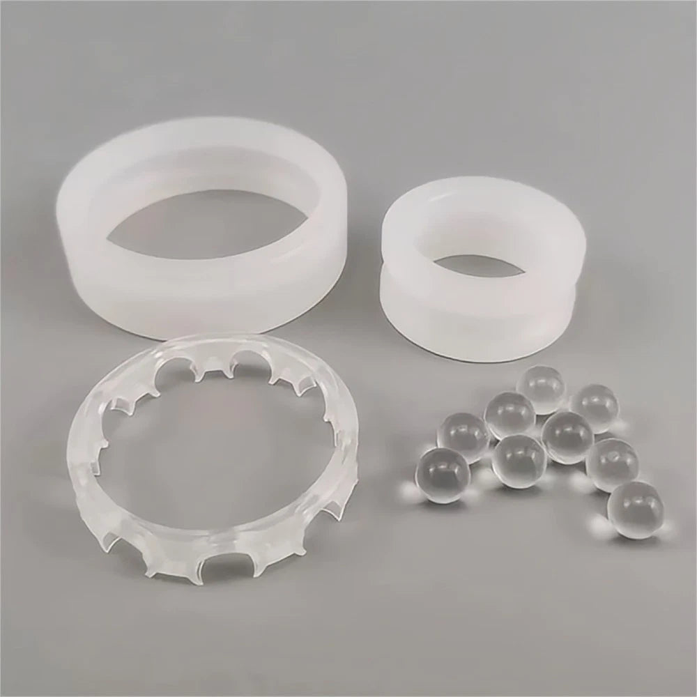 Plastic Bearing PP 608 6000 6001 6004 6206 Glass Balls ID 6mm~30mm Ball Bearings