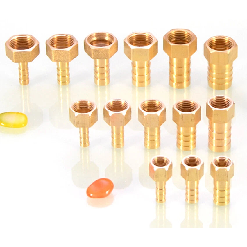 BSP Male & Female Thread Barb Hose Tail Connector — Air Fuel Water