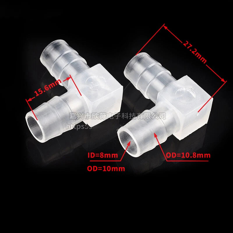Plastic Hose Pipe Connector Reducing Fitting Plastic Barbed Fuel Water Vacuum