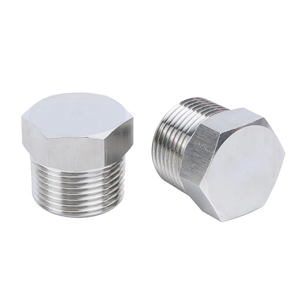 Hex Head Pipe Plug Male O-Ring Face Seal NPT/PT Stainless Steel 304 — 1/8" to 2"