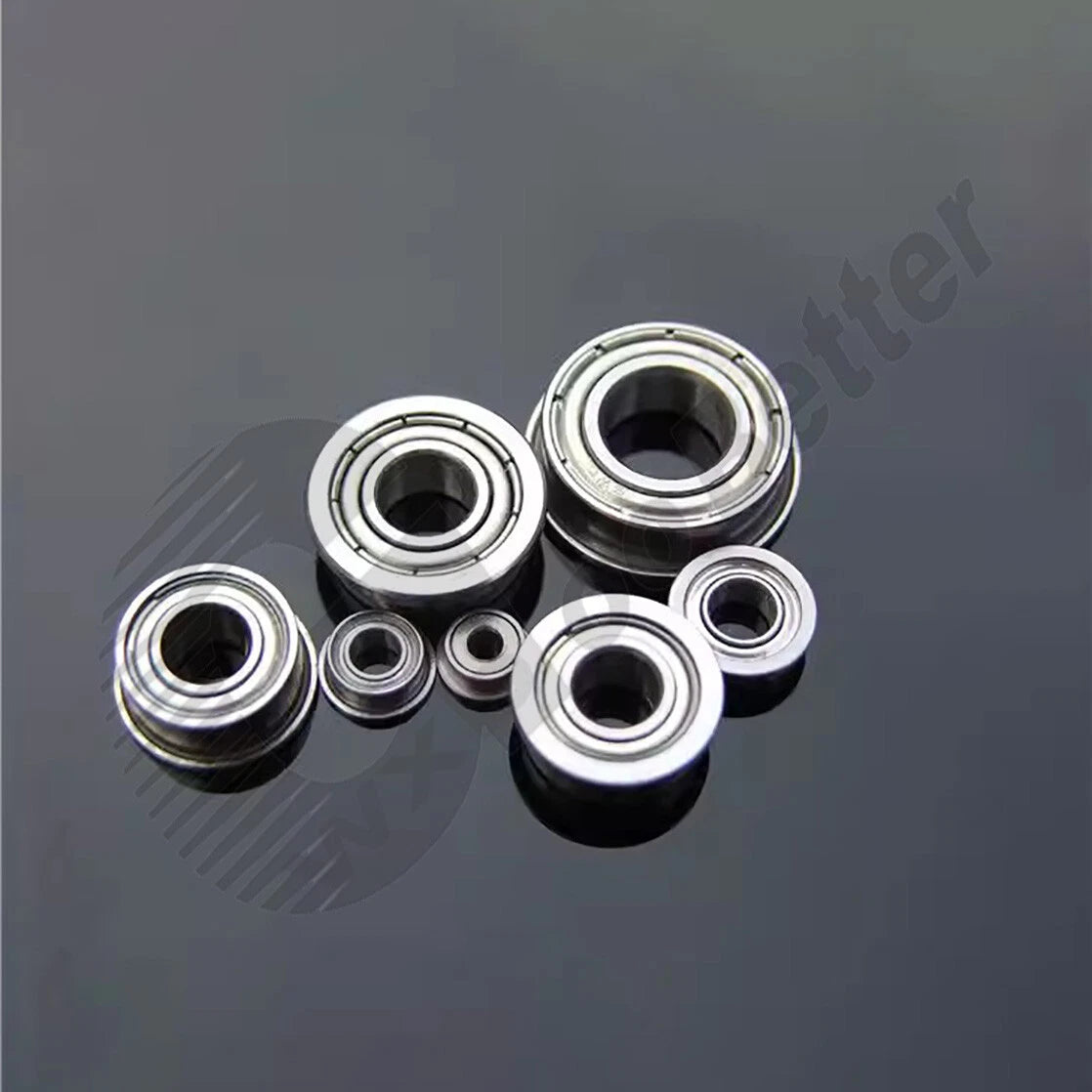 Flanged Ball Bearing ID=2~10mm Metal Shielded Miniature Flanged Ball Bearings