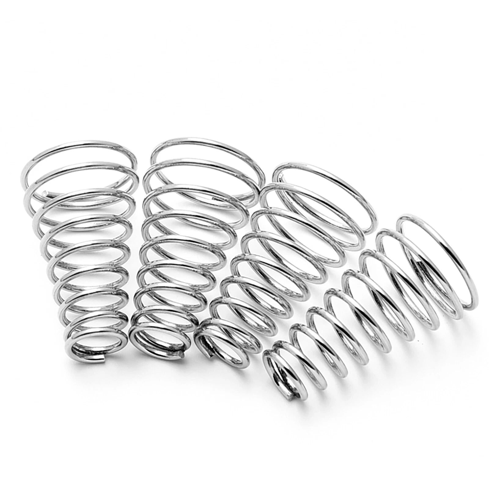 Conical Cone Compression Spring Pressure Spring 0.4-2 mm Wire Dia 7-76 mm Length