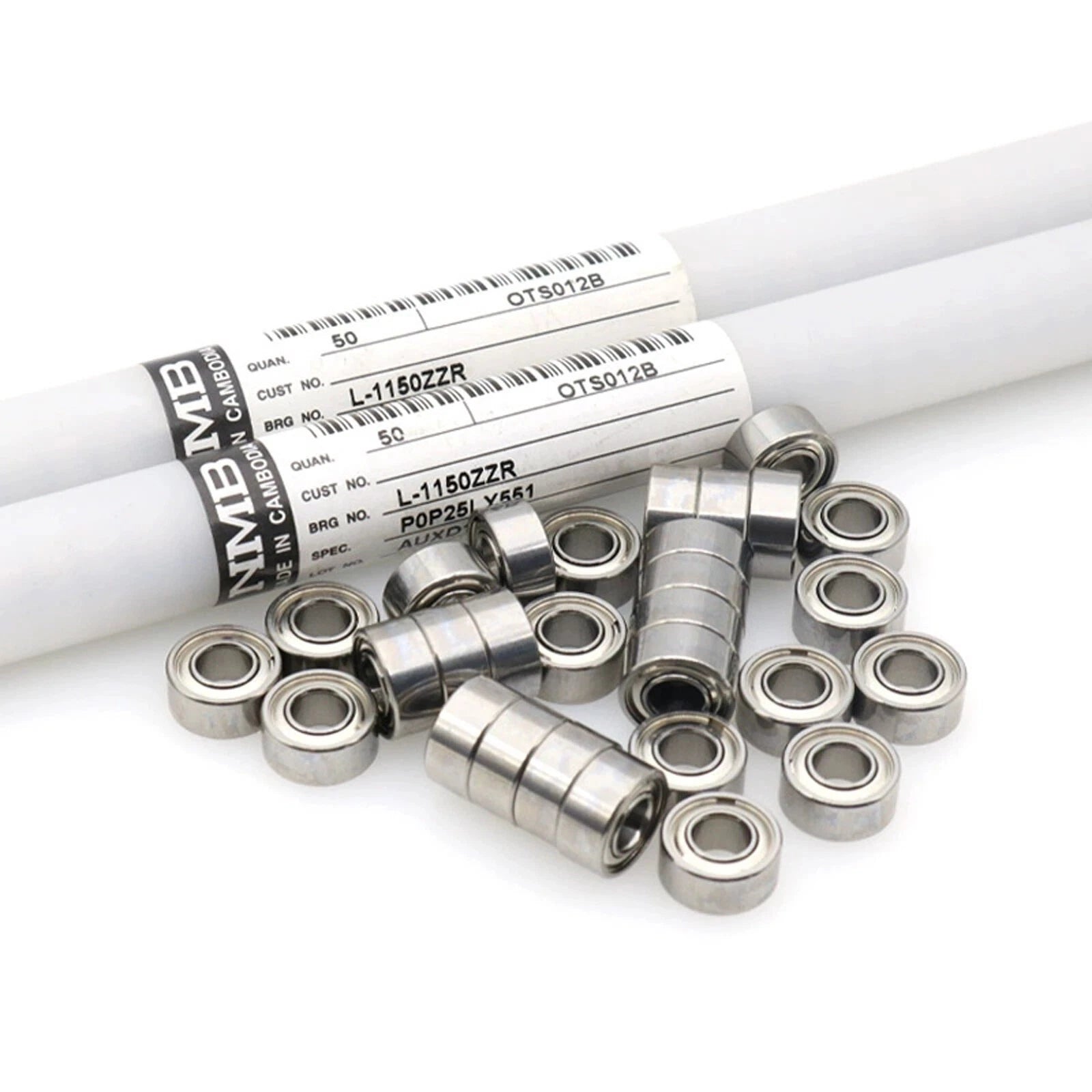 NMB Miniature Deep Groove Ball Bearings ZZ Double Shield Bearing Various sizes